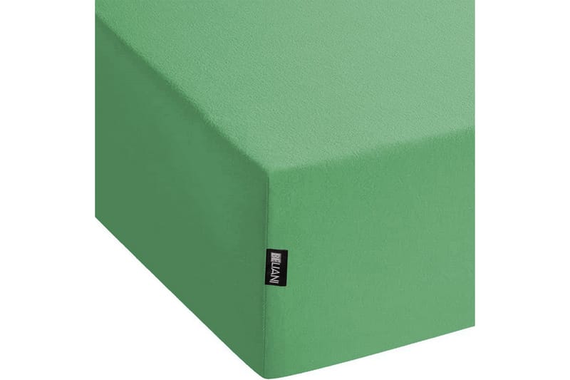 Laken med strikk Janbu Grønn, 140x200 cm - Grønn, 140x200 cm - Tekstiler & tepper - Sengetøy - Laken - Dra på laken