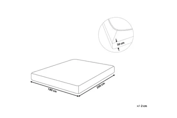 Laken med strikk Janbu Grønn, 180x200 cm - Grønn, 180x200 cm - Tekstiler & tepper - Sengetøy - Laken - Dra på laken