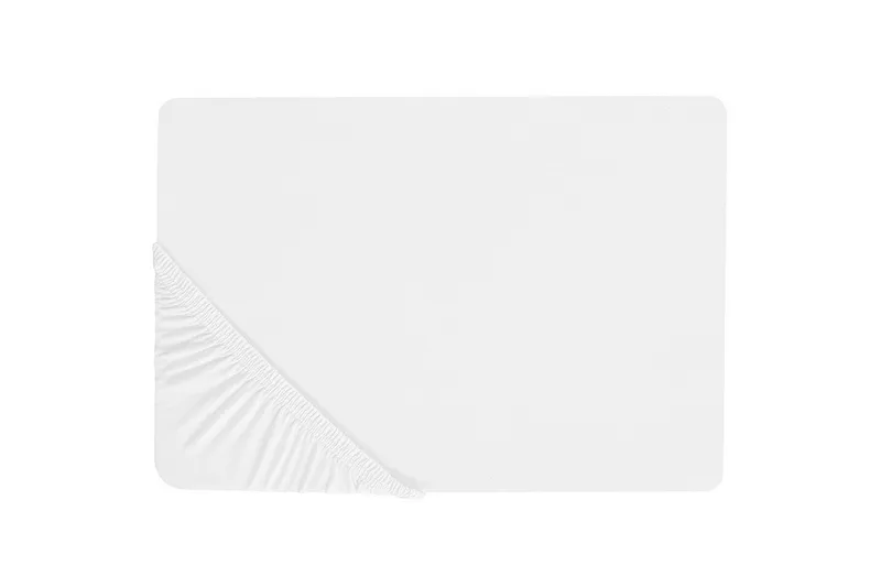 Laken med strikk Janbu Hvit, 90x200 cm, Hvit, 90x200 cm