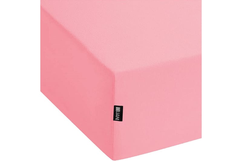 Laken med strikk Janbu Korall, 200x200 cm - Korall, 200x200 cm - Tekstiler & tepper - Sengetøy - Laken - Dra på laken