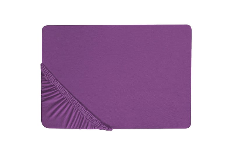 Laken med strikk Janbu Lilla, 140x200 cm - Lilla, 140x200 cm - Tekstiler & tepper - Sengetøy - Laken - Dra på laken