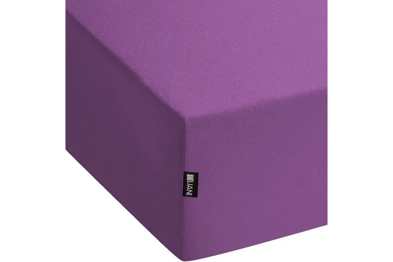 Laken med strikk Janbu Lilla, 140x200 cm - Lilla, 140x200 cm - Tekstiler & tepper - Sengetøy - Laken - Dra på laken