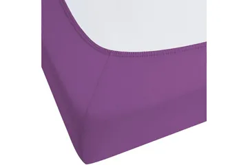 Laken med strikk Janbu Lilla, 90x200 cm - Lilla, 90x200 cm - Tekstiler & tepper - Sengetøy - Laken - Dra på laken