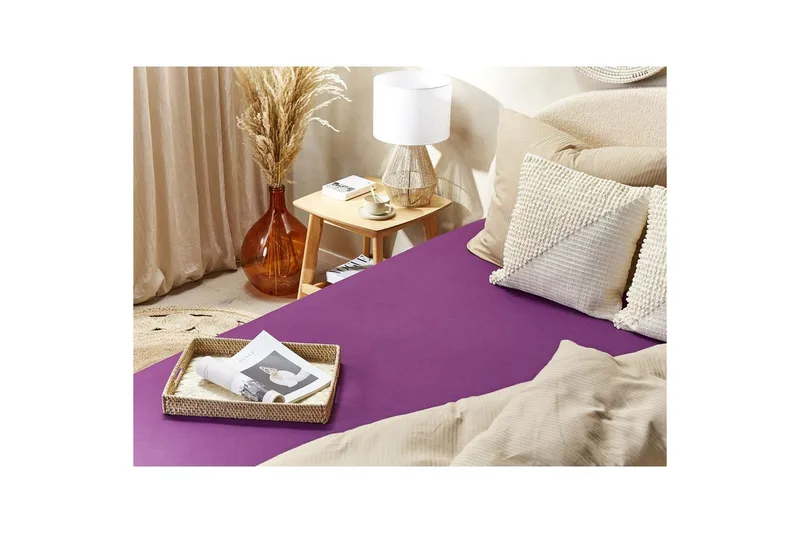 Laken med strikk Janbu Lilla, 90x200 cm - Lilla, 90x200 cm - Tekstiler & tepper - Sengetøy - Laken - Dra på laken