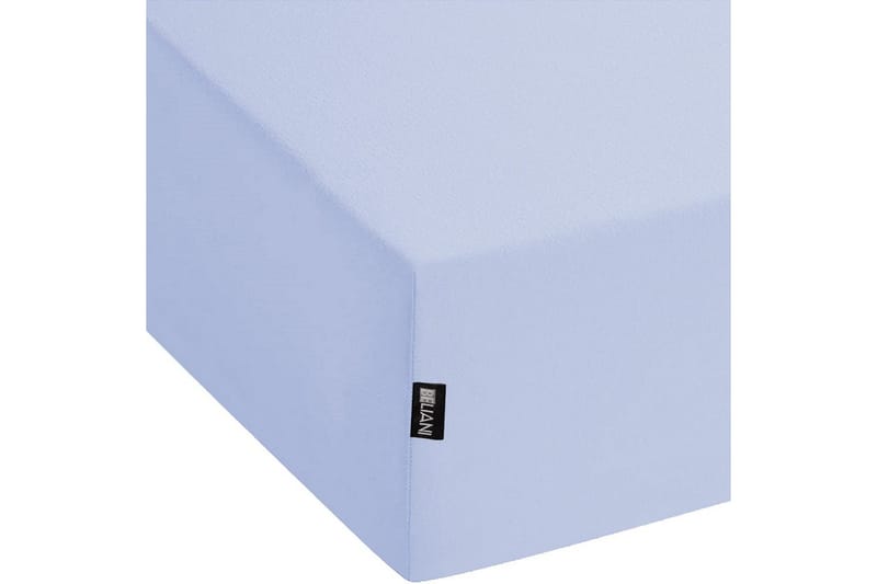 Laken med strikk Janbu Lys blå, 200x200 cm - Lys blå, 200x200 cm - Tekstiler & tepper - Sengetøy - Laken - Dra på laken