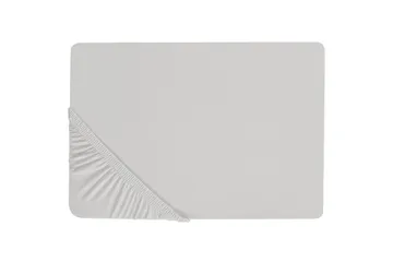 Laken med strikk Janbu Lys grå, 200x200 cm - Lys grå, 200x200 cm - Tekstiler & tepper - Sengetøy - Laken - Dra på laken