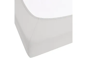 Laken med strikk Janbu Lys grå, 200x200 cm - Lys grå, 200x200 cm - Tekstiler & tepper - Sengetøy - Laken - Dra på laken