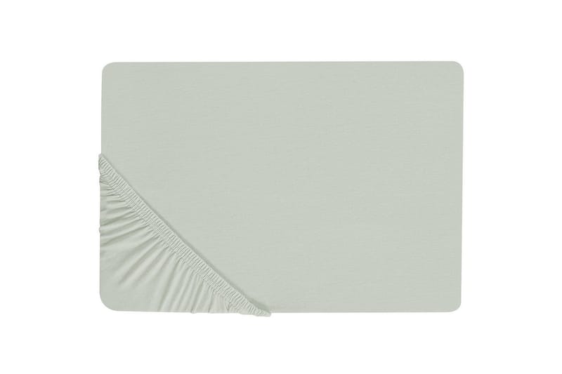 Laken med strikk Janbu Lys grønn, 140x200 cm - Lys grønn, 140x200 cm - Tekstiler & tepper - Sengetøy - Laken - Dra på laken