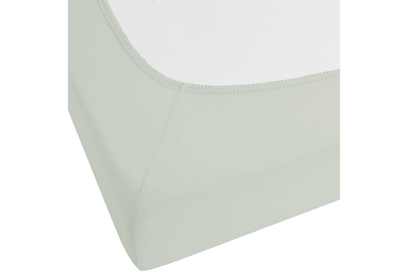 Laken med strikk Janbu Lys grønn, 200x200 cm - Lys grønn, 200x200 cm - Tekstiler & tepper - Sengetøy - Laken - Dra på laken