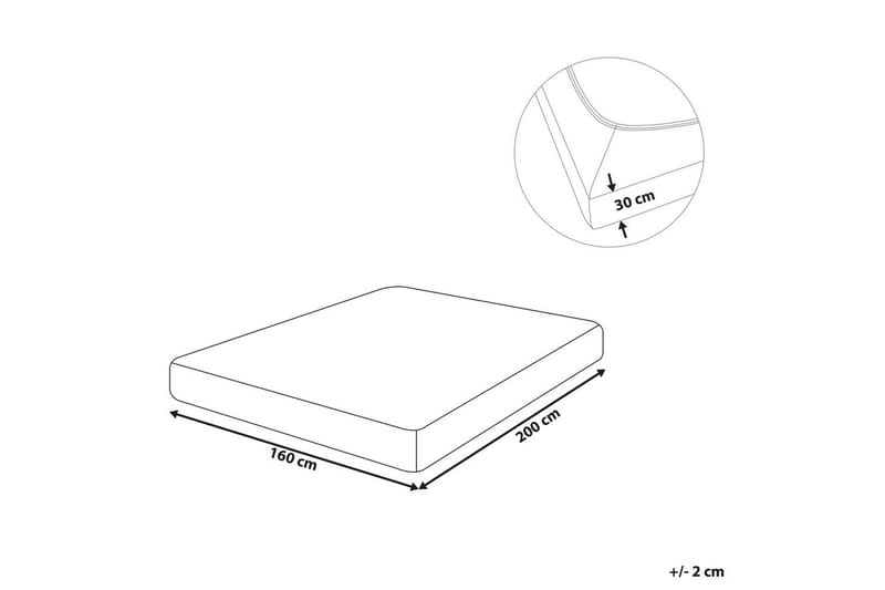 Laken med strikk Janbu Mørk grå, 160x200 cm - Mørk grå, 160x200 cm - Tekstiler & tepper - Sengetøy - Laken - Dra på laken