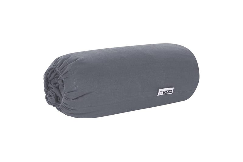 Laken med strikk Janbu Mørk grå, 160x200 cm - Mørk grå, 160x200 cm - Tekstiler & tepper - Sengetøy - Laken - Dra på laken