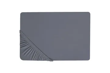 Laken med strikk Janbu Mørk grå, 200x200 cm - Mørk grå, 200x200 cm - Tekstiler & tepper - Sengetøy - Laken - Dra på laken