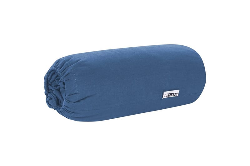 Laken med strikk Janbu Marineblå, 140x200 cm - Marineblå, 140x200 cm - Tekstiler & tepper - Sengetøy - Laken - Dra på laken