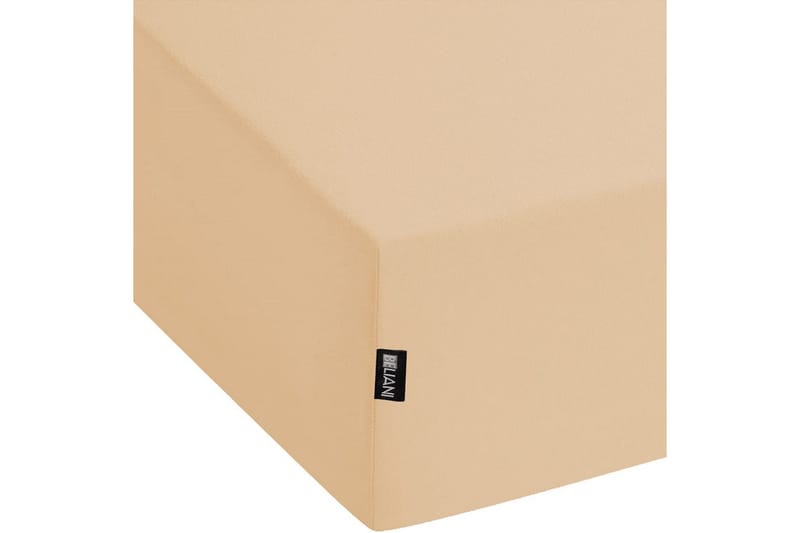 Laken med strikk Janbu Sandbeige, 180x200 cm - Sandbeige, 180x200 cm - Tekstiler & tepper - Sengetøy - Laken - Dra på laken