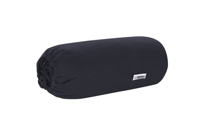 Laken med strikk Janbu Svart, 160x200 cm - Svart, 160x200 cm - Tekstiler & tepper - Sengetøy - Laken - Dra på laken