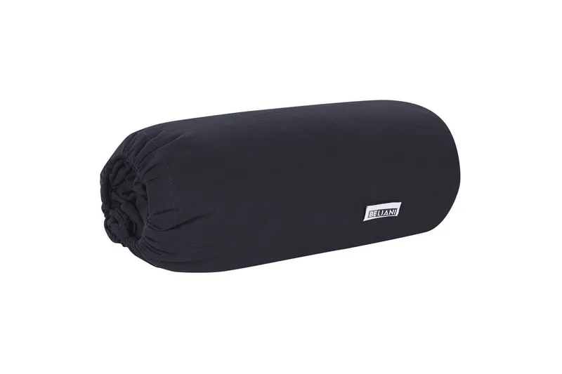 Laken med strikk Janbu Svart, 180x200 cm - Svart, 180x200 cm - Tekstiler & tepper - Sengetøy - Laken - Dra på laken