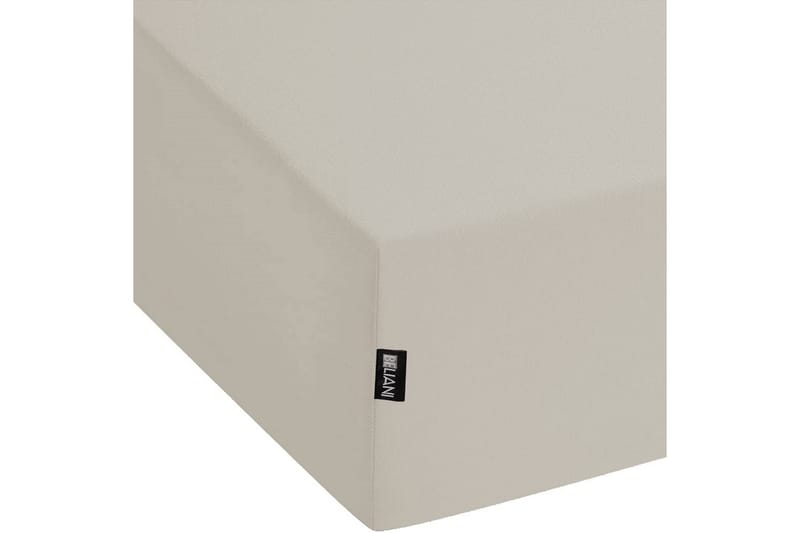 Laken med strikk Janbu Taupe, 160x200 cm - Taupe, 160x200 cm - Tekstiler & tepper - Sengetøy - Laken - Dra på laken