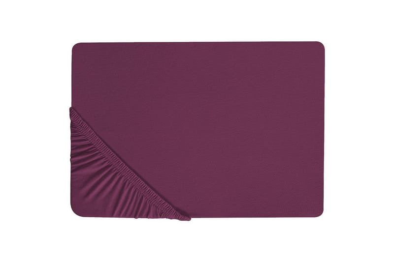 Laken med strikk Janbu Vinrød, 200x200 cm, Vinrød, 200x200 cm