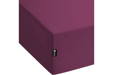 Laken med strikk Janbu Vinrød, 200x200 cm - Vinrød, 200x200 cm - Tekstiler & tepper - Sengetøy - Laken - Dra på laken