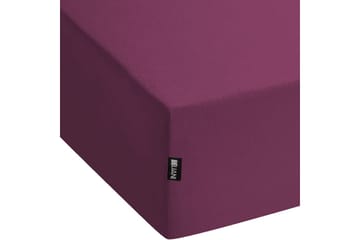 Laken med strikk Janbu Vinrød, 90x200 cm - Vinrød, 90x200 cm - Tekstiler & tepper - Sengetøy - Laken - Dra på laken