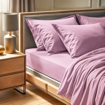 Veyloren formsyd laken 140x190 cm - Gammelrosa - Tekstiler & tepper - Sengetøy - Laken - Dra på laken