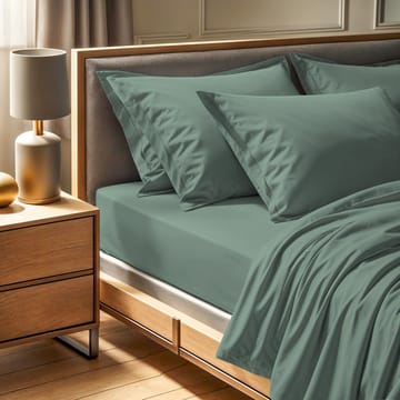 Veyloren formsyd laken 140x190 cm - Grønn - Tekstiler & tepper - Sengetøy - Laken - Dra på laken