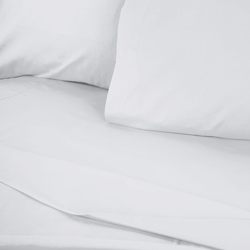 Veyloren formsyd laken 140x200 cm - Hvit - Tekstiler & tepper - Sengetøy - Laken - Dra på laken