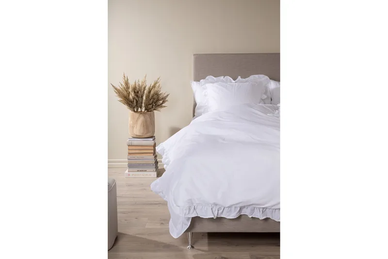 Levi Sengetøysett 2-Deler 150x200/50x60 cm - Hvid - Tekstiler & tepper - Sengetøy