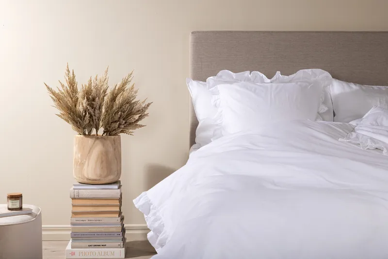 Levi Sengetøysett 2-Deler 150x200/50x60 cm - Hvid - Tekstiler & tepper - Sengetøy