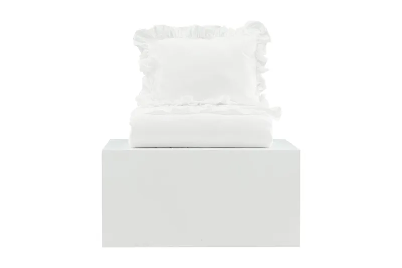 Levi Sengetøysett 2-Deler 150x200/50x60 cm - Hvid - Tekstiler & tepper - Sengetøy