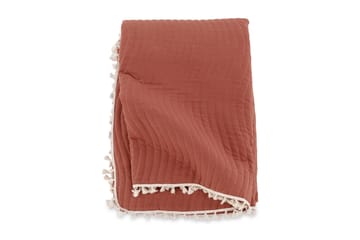 Lias Sengeteppe 180x260 cm - Rustbrun - Tekstiler & tepper - Sengetøy