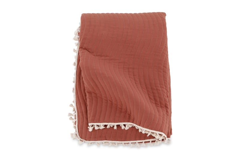 Lias Sengeteppe 180x260 cm - Rustbrun - Tekstiler & tepper - Sengetøy