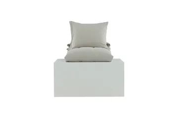 Mila Sengetøysett 2-Deler 150x200/50x60 cm - Lysegrå - Tekstiler & tepper - Sengetøy