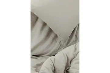 Mila Sengetøysett 2-Deler 150x200/50x60 cm - Lysegrå - Tekstiler & tepper - Sengetøy