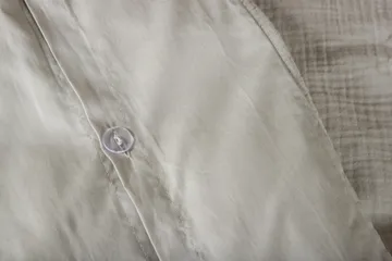 Mila Sengetøysett 2-Deler 150x200/50x60 cm - Lysegrå - Tekstiler & tepper - Sengetøy