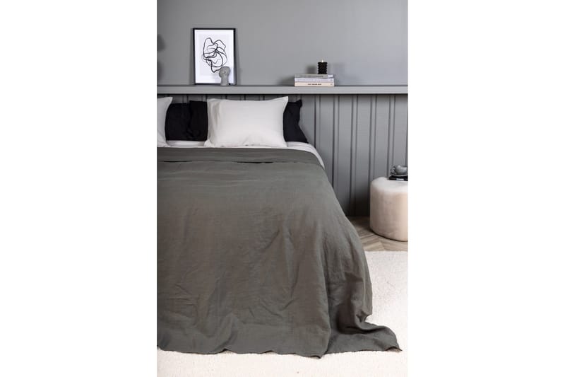 Milo Sengeteppe 260x260 cm - Lysegrå - Tekstiler & tepper - Sengetøy