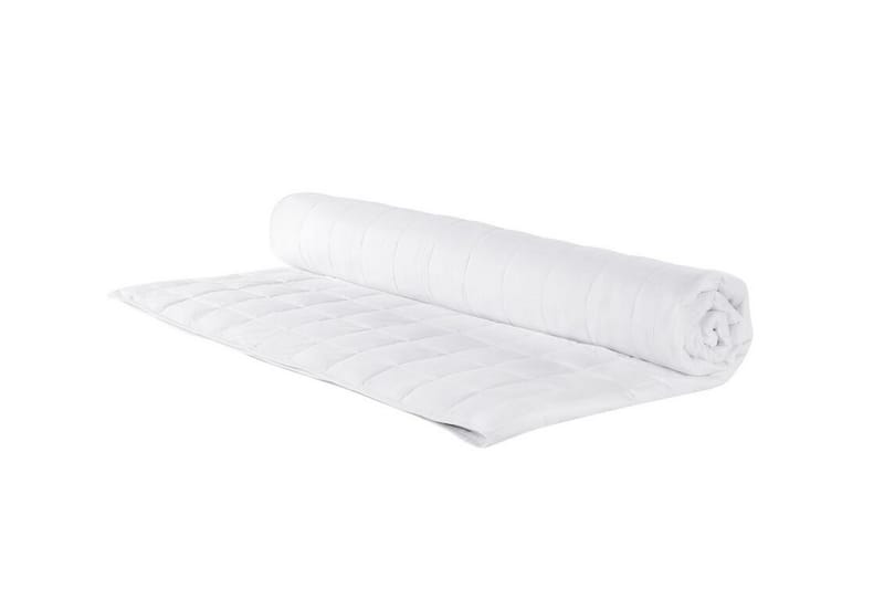 Pledd 220 x 240 cm JANNU - Hvit - Tekstiler & tepper - Sengetøy