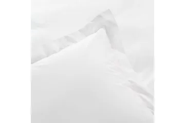 Putetrekk Egyptisk Bomull 50 x 60 cm Hvit - Tekstiler & tepper - Sengetøy