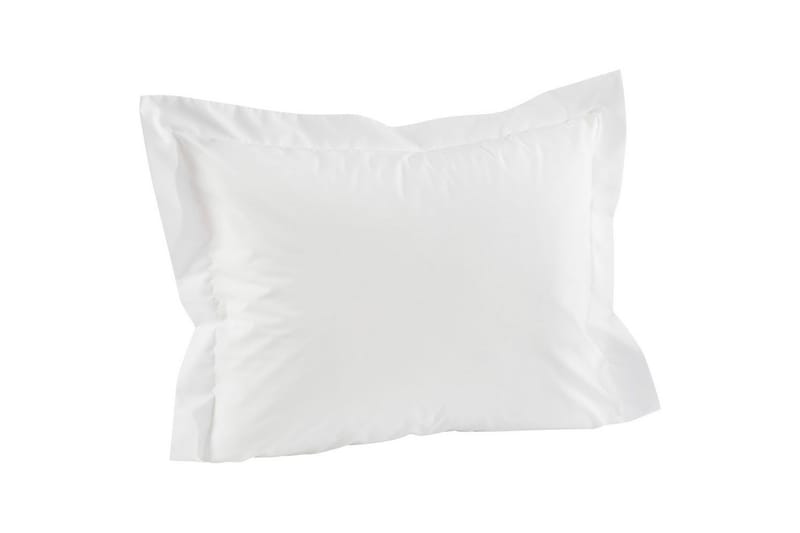 Putetrekk Egyptisk Bomull 50 x 60 cm Hvit - Tekstiler & tepper - Sengetøy