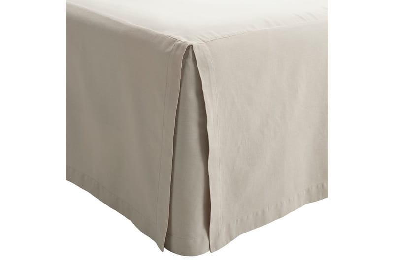 Sengekappe 180 x 200 + 58 cm Greige - Greige - Tekstiler & tepper - Sengetøy - Sengekappe & kanttøy - Sengekappe kontinentalseng