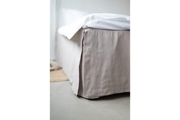 Sengekappe 180 x 200 + 58 cm Greige - Greige - Tekstiler & tepper - Sengetøy - Sengekappe & kanttøy - Sengekappe kontinentalseng