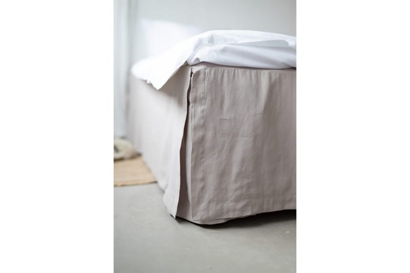 Sengekappe Borganäs of Sweden - 160 x 200 + 58 cm, Greige - Tekstiler & tepper - Sengetøy - Sengekappe & kanttøy - Sengekappe kontinentalseng