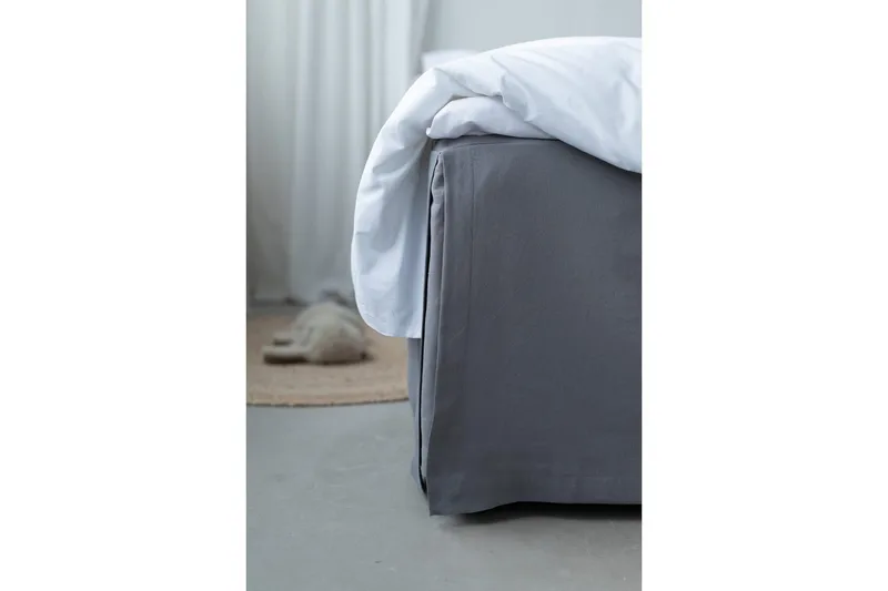 Sengekappe Borganäs of Sweden, 180 x 200 + 58 cm, Mørkegrå
