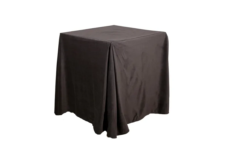 Sammet Sengekappe 180x200 cm - Grå - Tekstiler & tepper - Sengetøy - Sengekappe & kanttøy - Sengekappe dobbeltseng