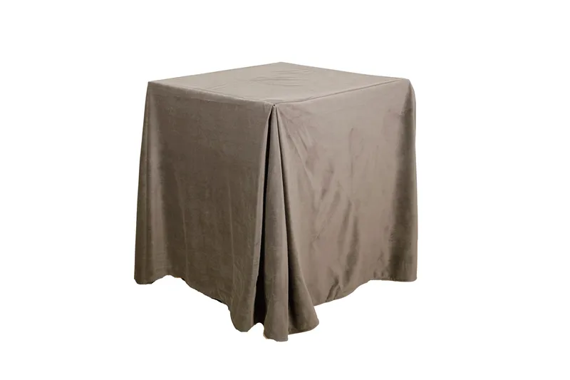 Sammet Sengekappe 90x200 cm, Beige