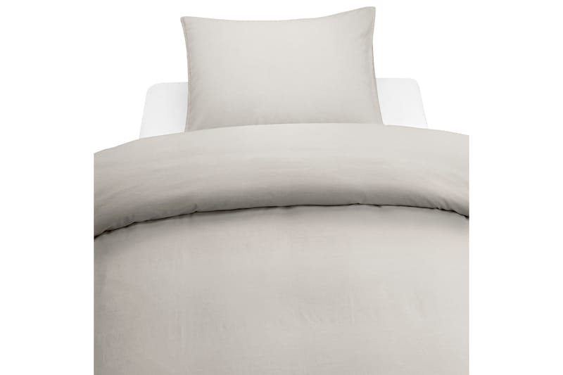 Sengesett Vasket Linlook 2-delt Beige - Borganäs - Tekstiler & tepper - Sengetøy - Sengesett
