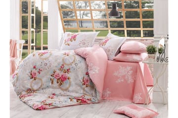 Sengetøy Hobby Enkelt 3-deler Poplin - Rosa|Sennep|Beige|Blå - Tekstiler & tepper - Sengetøy - Sengesett