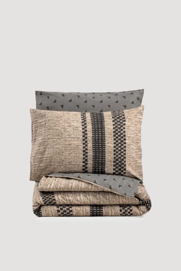 Astryn sengesett 140x200 cm - Brun Svart Grå - Tekstiler & tepper - Sengetøy - Sengesett