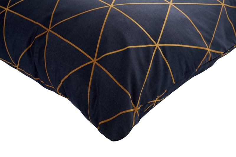 Branlor sengesett 140x200 cm - Veta Gull Svart - Tekstiler & tepper - Sengetøy - Sengesett