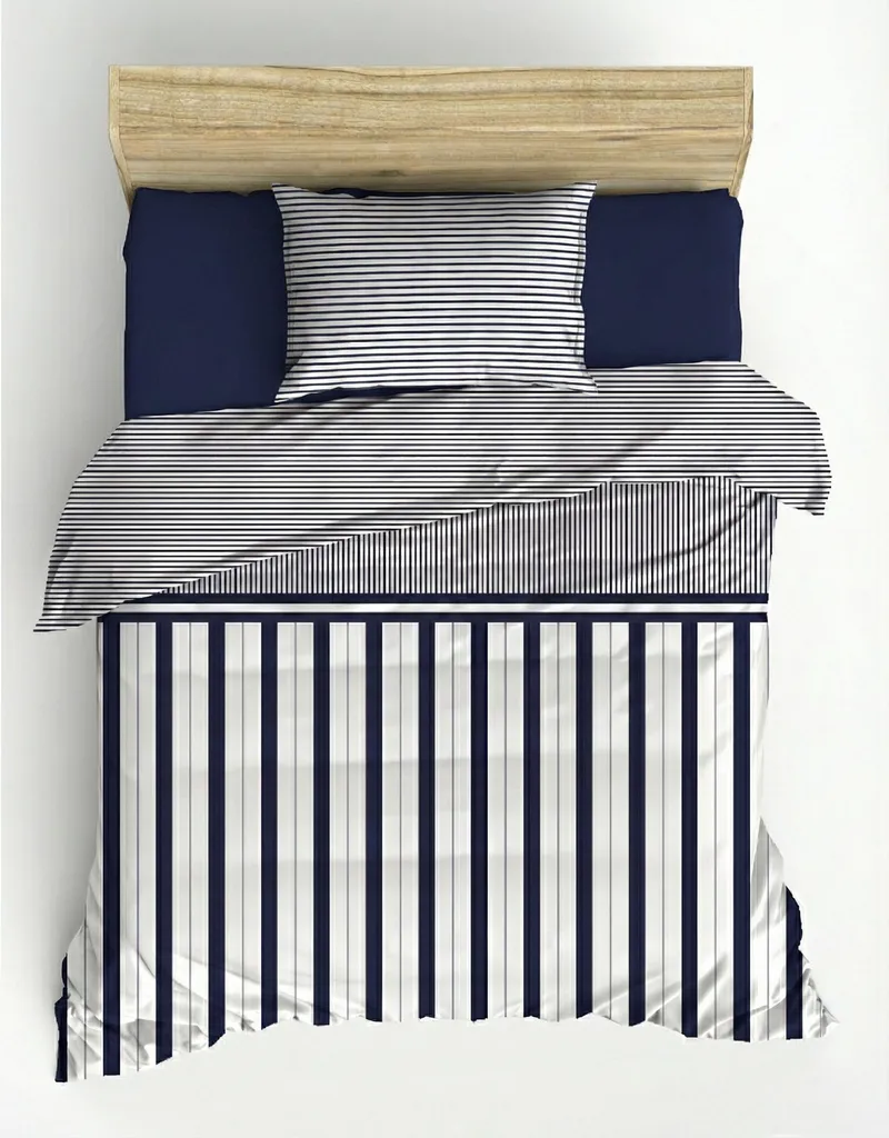 Coonabara sengesett 140x200 cm - Nifty Mørk blå - Tekstiler & tepper - Sengetøy - Sengesett - Dynetrekksett enkeltseng